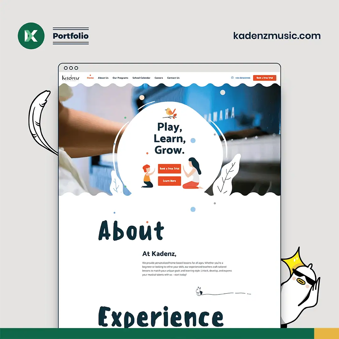 Kadenz-Music-Academy-Website-Design-Malaysia