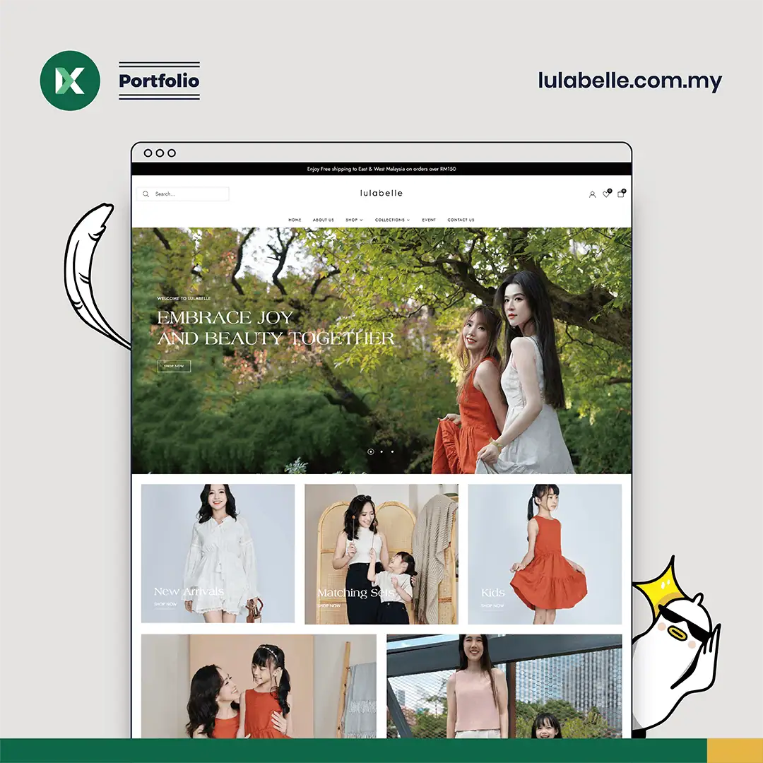 Conversion-focused website layout for businesses in Malaysia